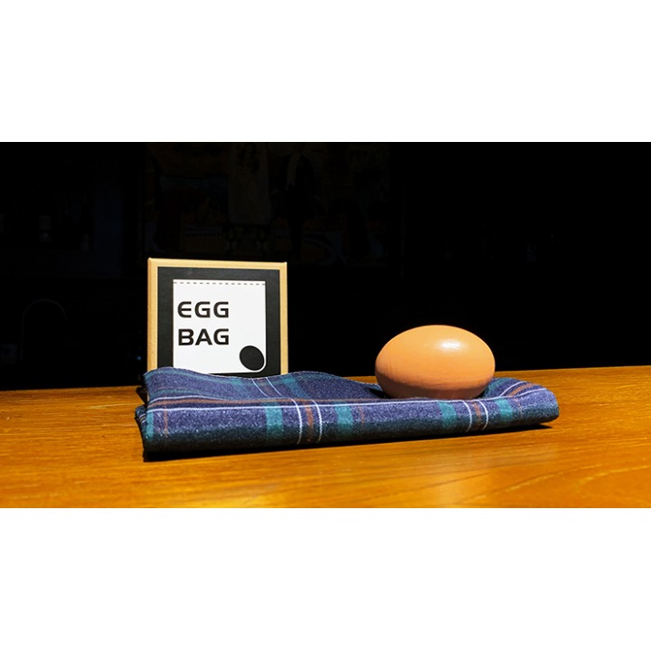 EGG BAG BLUE PLAID by Bacon Magic