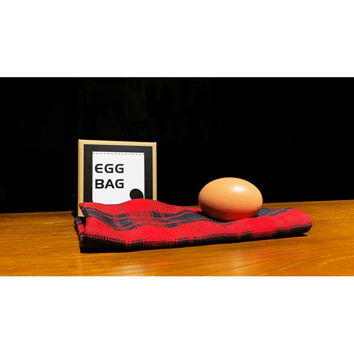 EGG BAG RED PLAID by Bacon Magic
