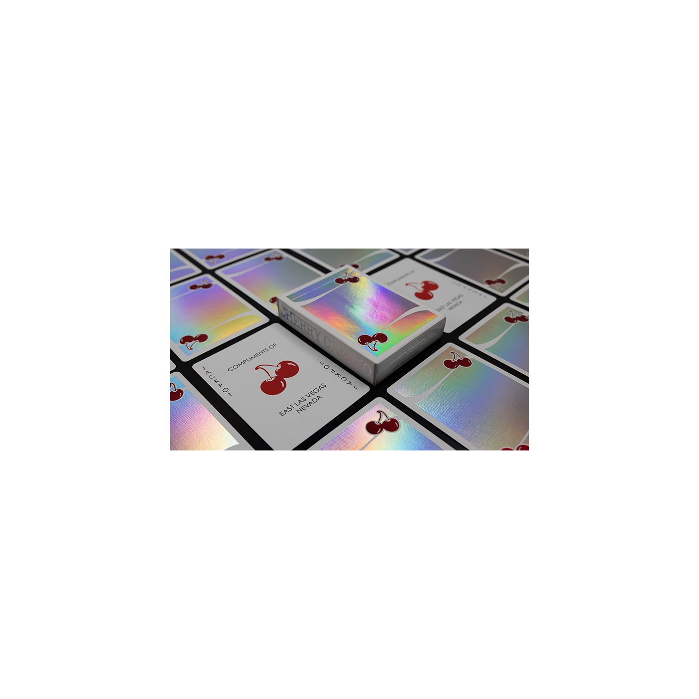 Cherry Casino Sands Mirage (Holographic) Playing Cards
