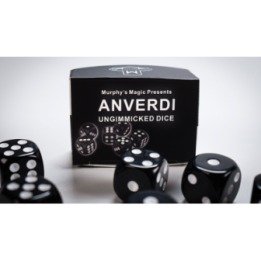 NON GIMMICKED DICE 6 PACK/BLACK by Tony Anverdi