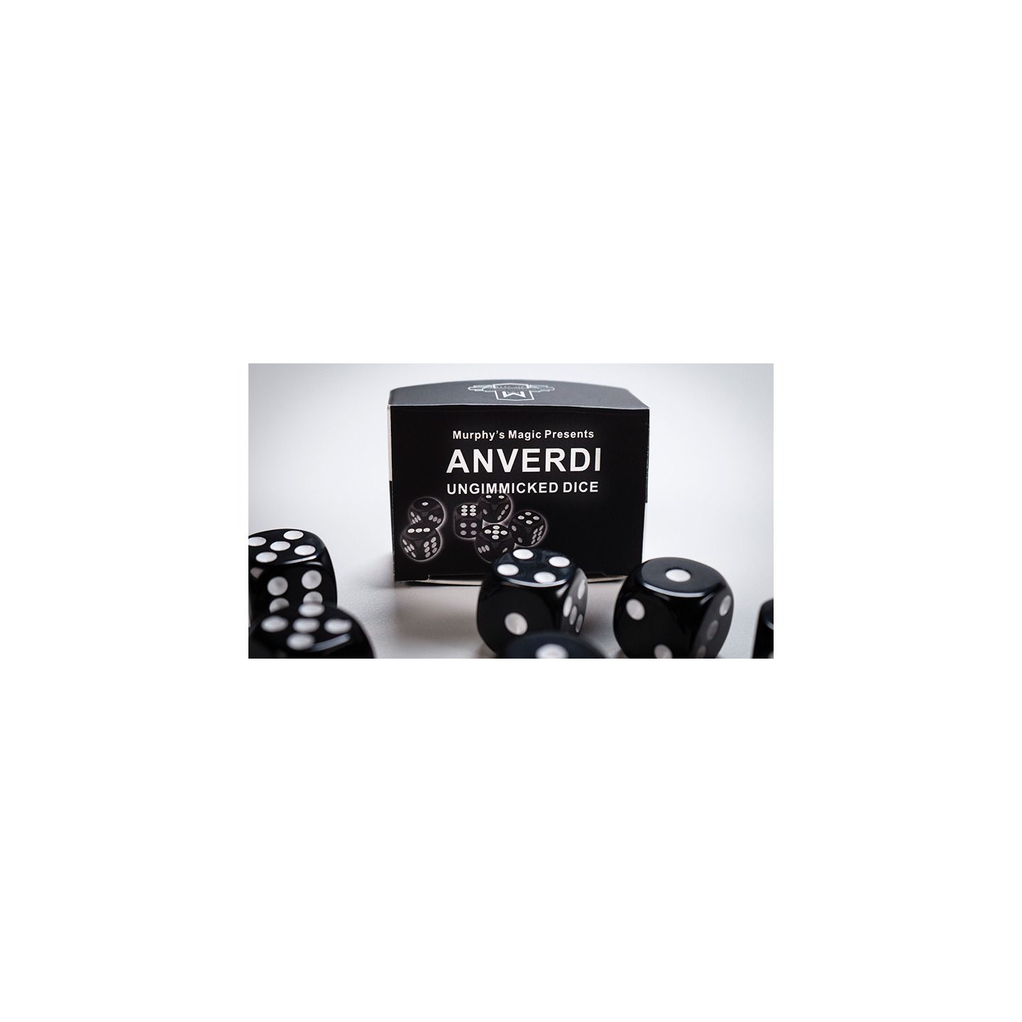 NON GIMMICKED DICE 6 PACK/BLACK by Tony Anverdi