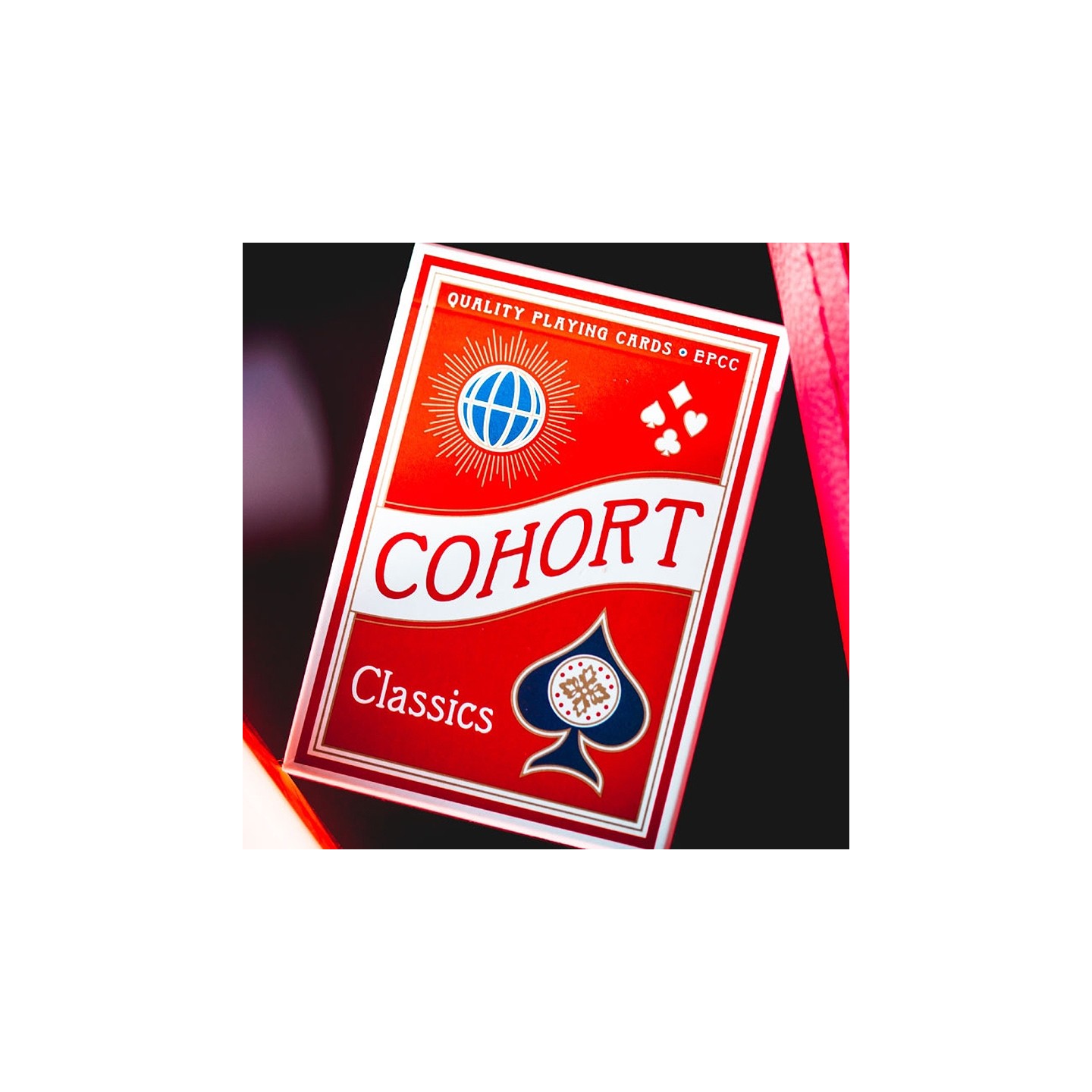 COHORT RED PLAYING CARDS