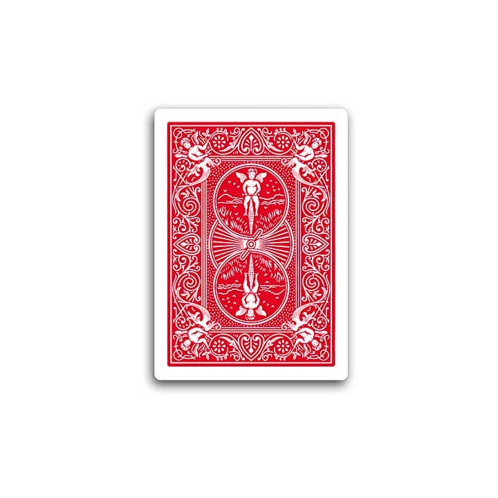 BICYCLE POKER SIZE - RIDER BACK RED