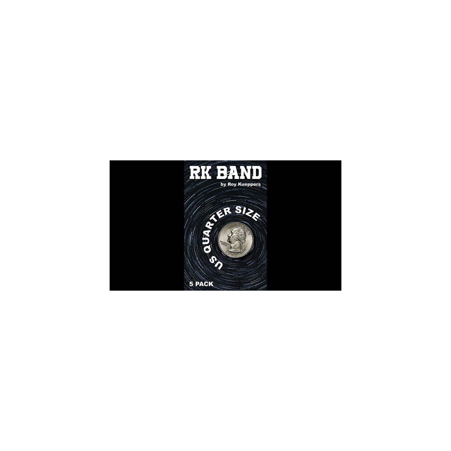 RK Bands Quarter Dollar Size For Flipper coins (5 per package)