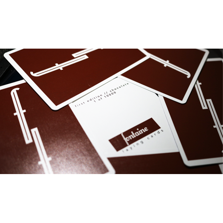 FONTAINE CHOCOLATE PLAYING CARDS