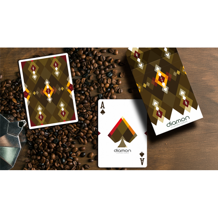 Diamon Playing Cards N° 27 Dark Roast by Dutch Card House Company