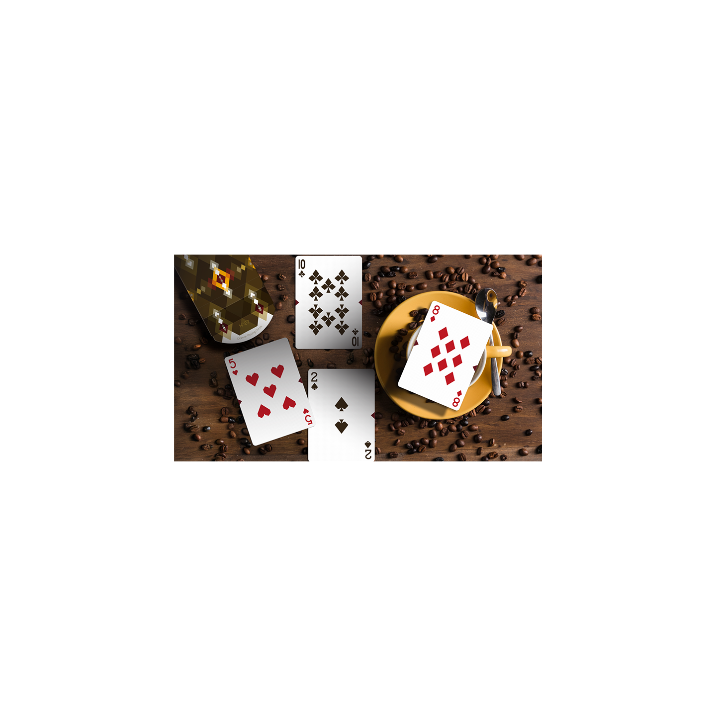 Diamon Playing Cards N° 27 Dark Roast by Dutch Card House Company