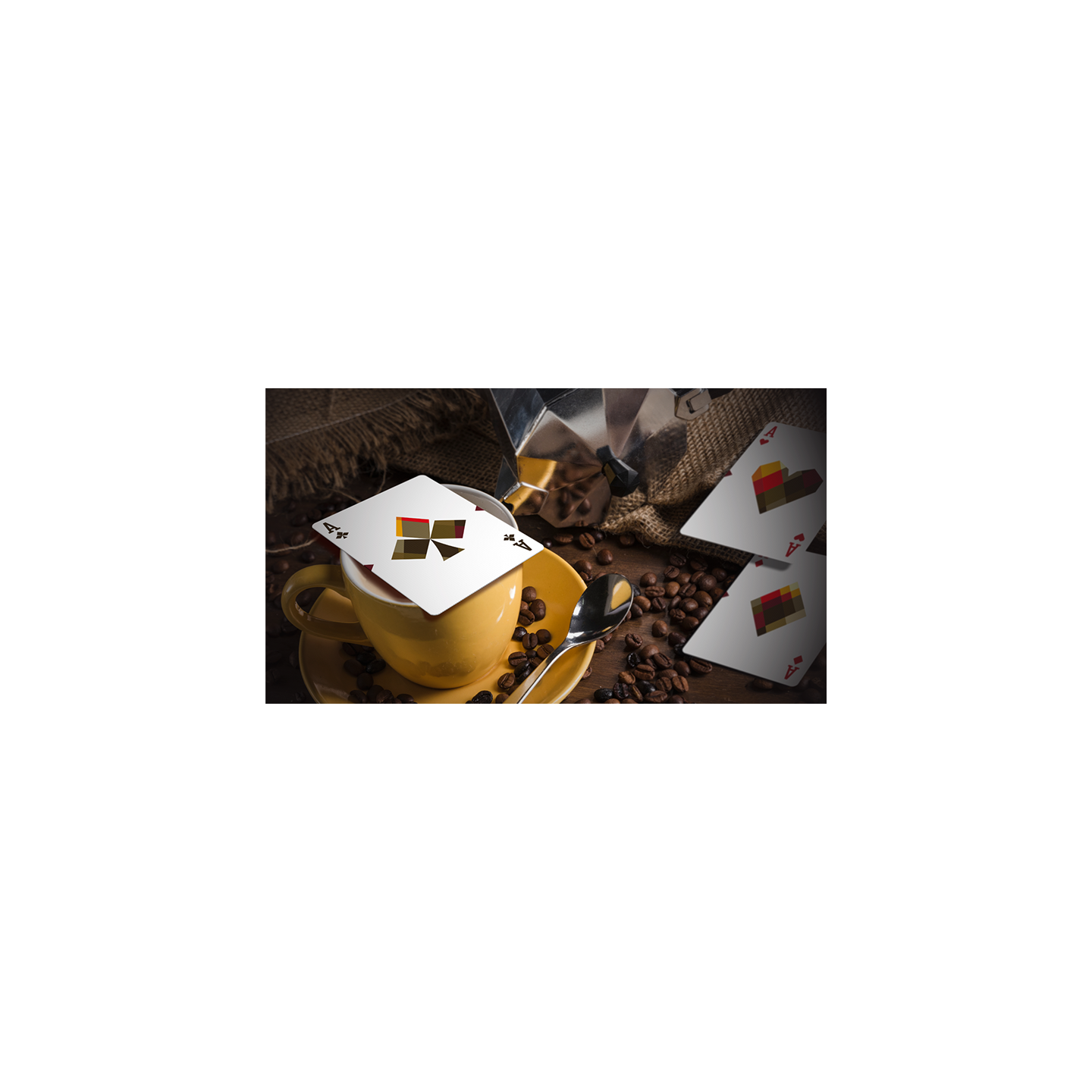 Diamon Playing Cards N° 27 Dark Roast by Dutch Card House Company
