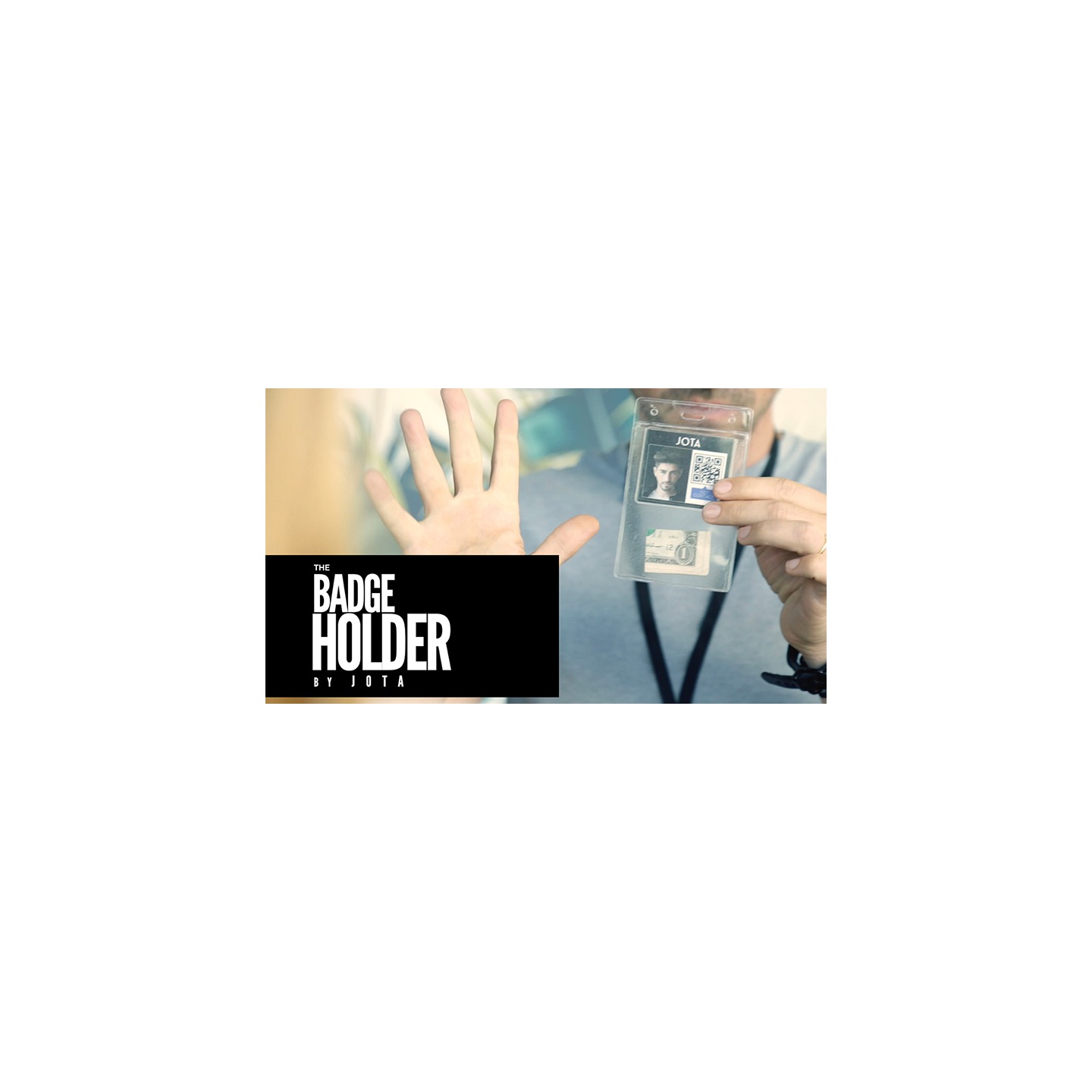 BADGE HOLDER (Gimmick and Online Instructions) by JOTA