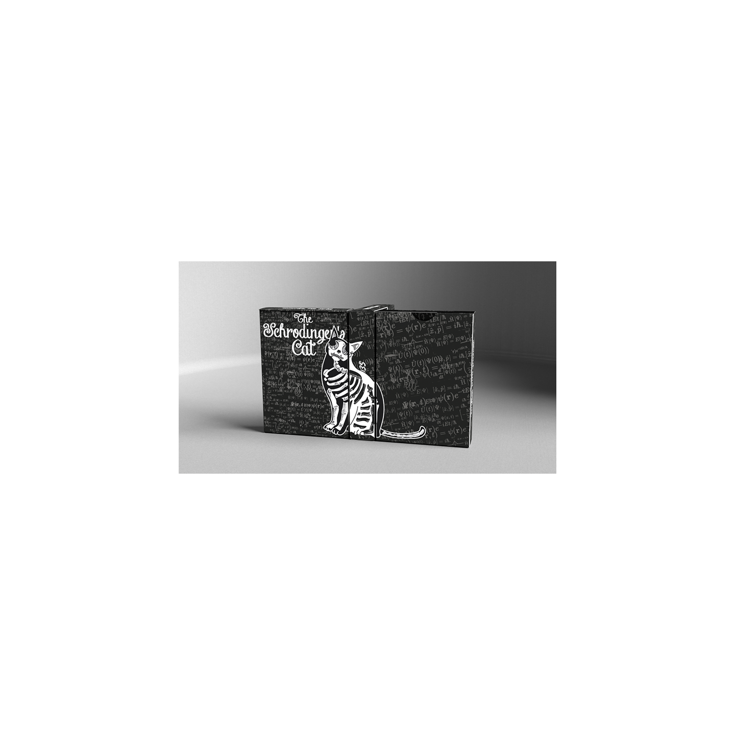 Schrodinger's Cat: Dead Black Edition Playing Cards