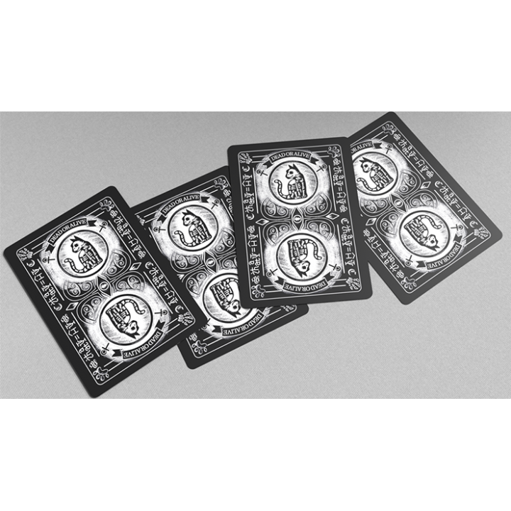 Schrodinger's Cat: Dead Black Edition Playing Cards