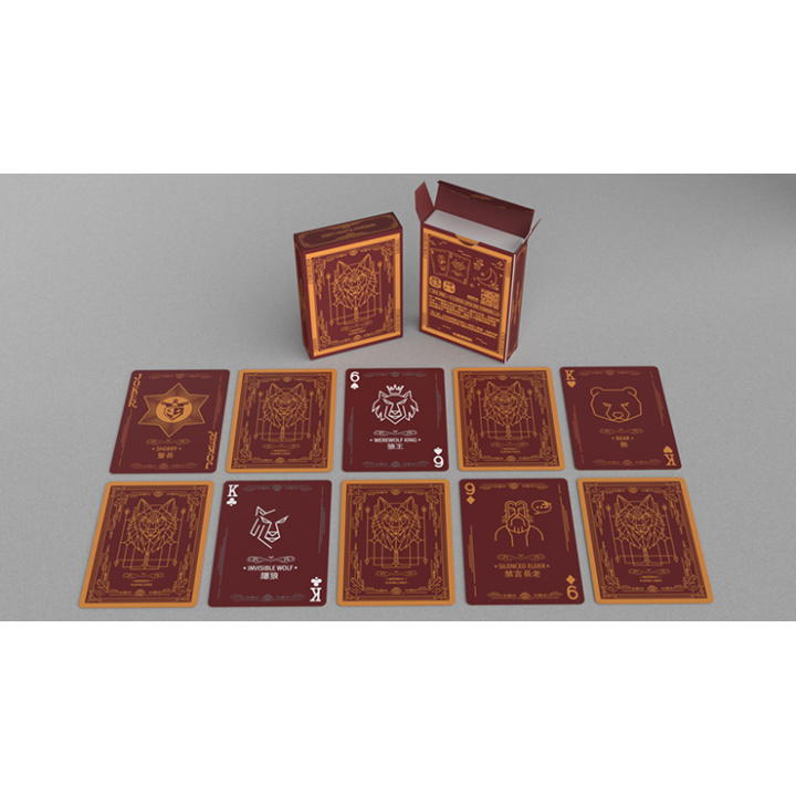 Werewolf Playing Cards
