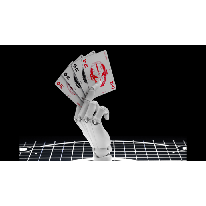 Bicycle Machine56 R-TYPE/3 White Playing Cards by RunIt Decks