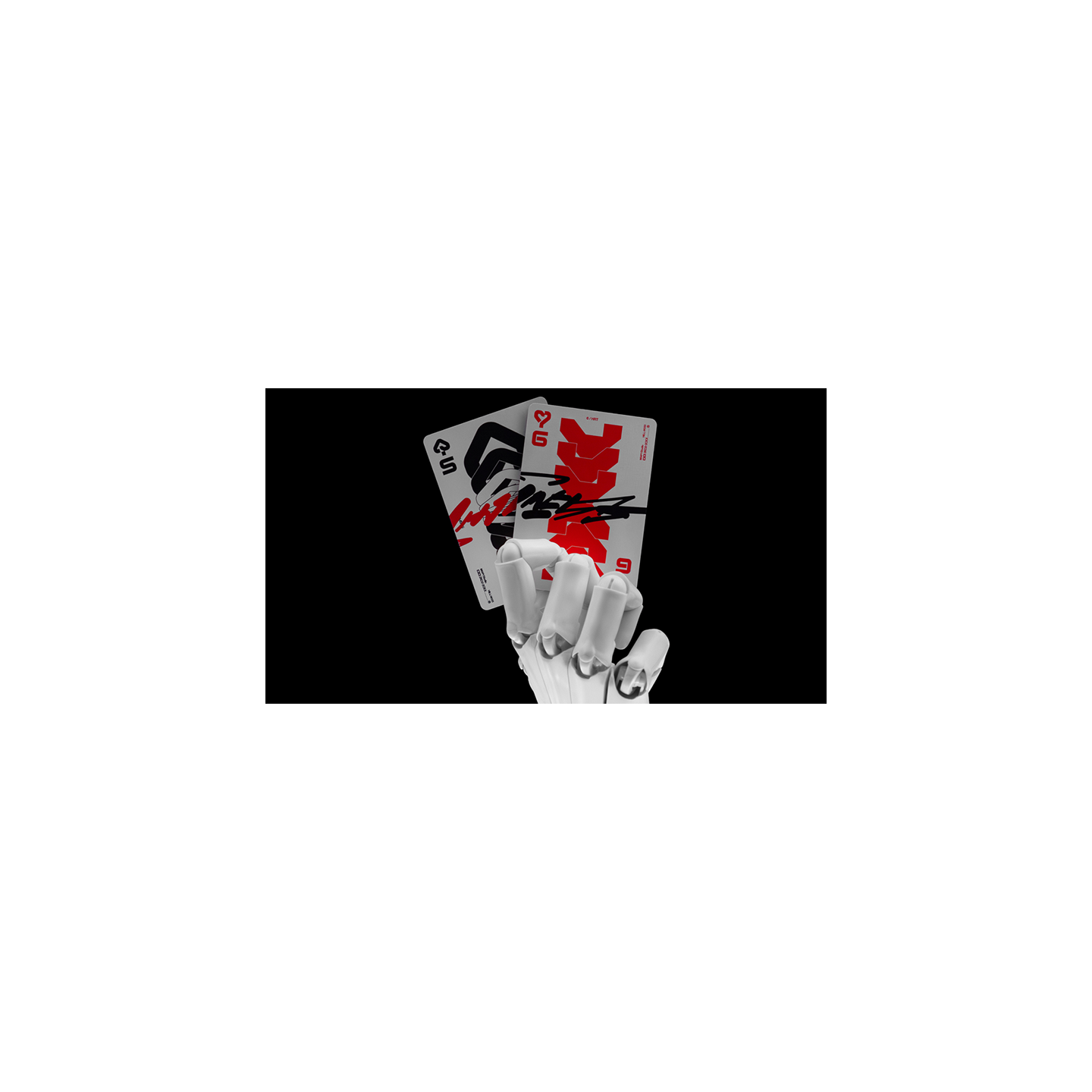 Bicycle Machine56 R-TYPE/3 White Playing Cards by RunIt Decks