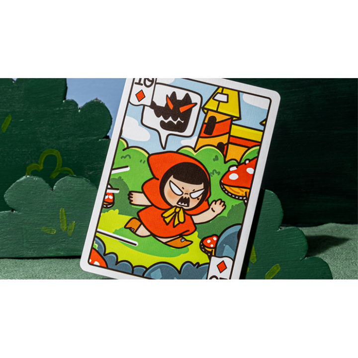 Bicycle Paper Royals Red Riding Hood Playing Cards by RunIt Decks