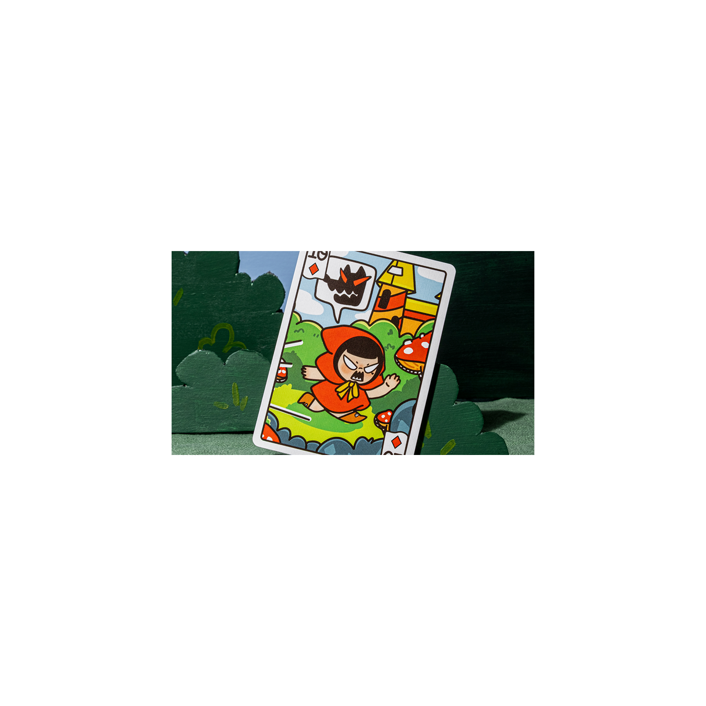 Bicycle Paper Royals Red Riding Hood Playing Cards by RunIt Decks