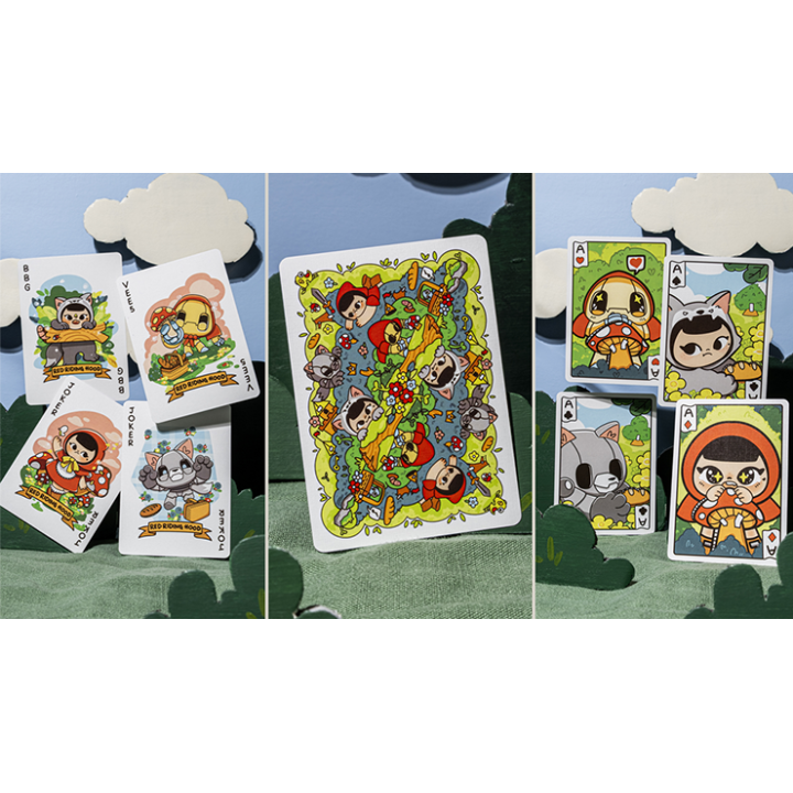 Bicycle Paper Royals Red Riding Hood Playing Cards by RunIt Decks