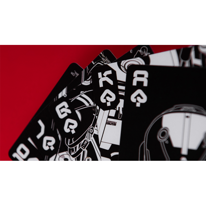 Bicycle Machine56 R-TYPE/2 Black Playing Cards by RunIt Decks