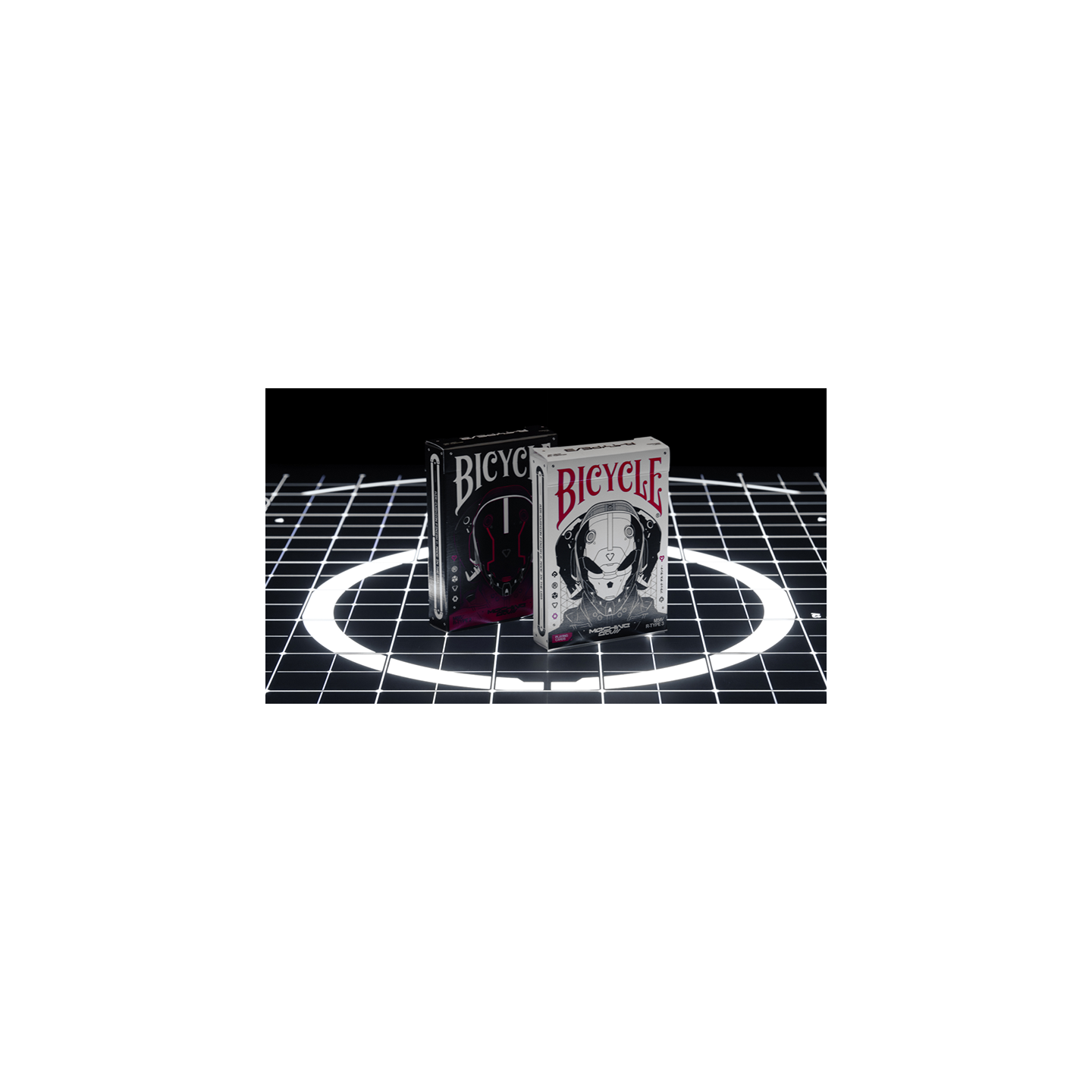 Bicycle Machine56 R-TYPE/2 Black Playing Cards by RunIt Decks