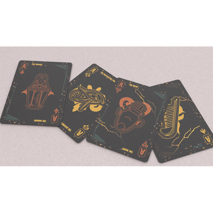 Frankenstein Series Egypt Edition (Gilded) Playing Cards