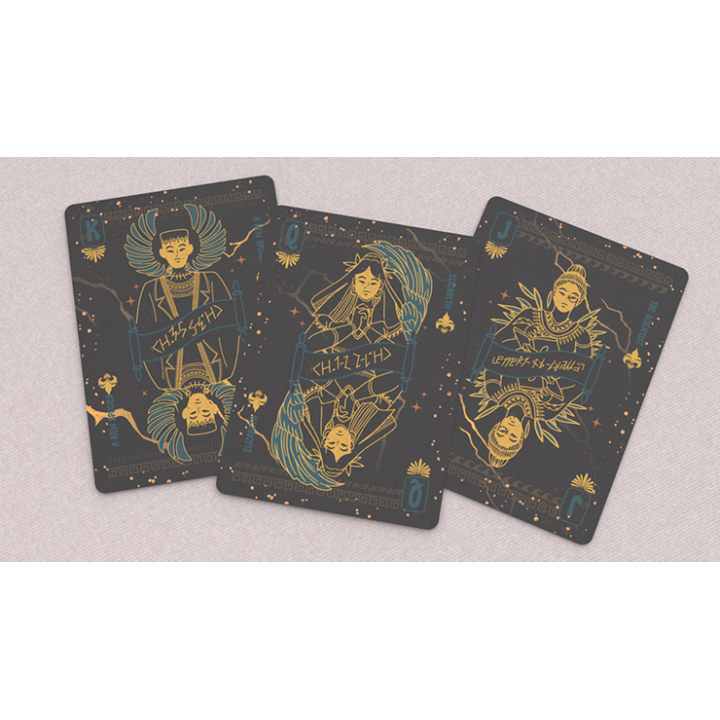 Frankenstein Series Egypt Edition (Gilded) Playing Cards