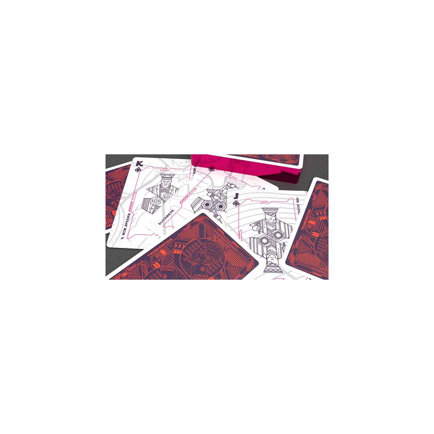 Frankenstein Series Future Edition (Gilded) Playing Cards