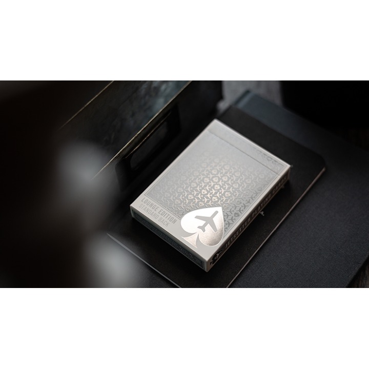 Lounge Edition in Jetway (Silver) by Jetsetter Playing Cards