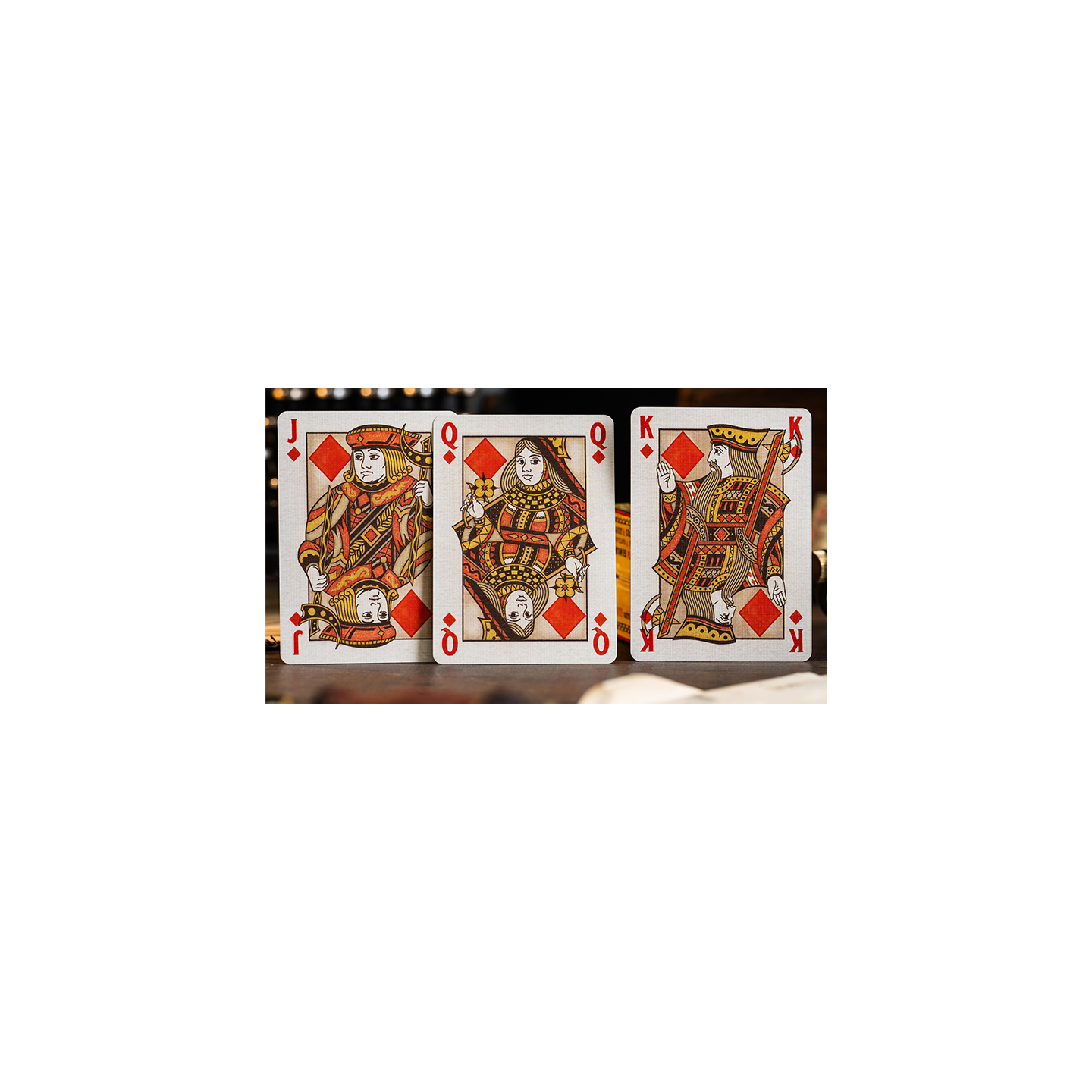 Le Voyage Du Chat Rouge Playing Cards by Stockholm17