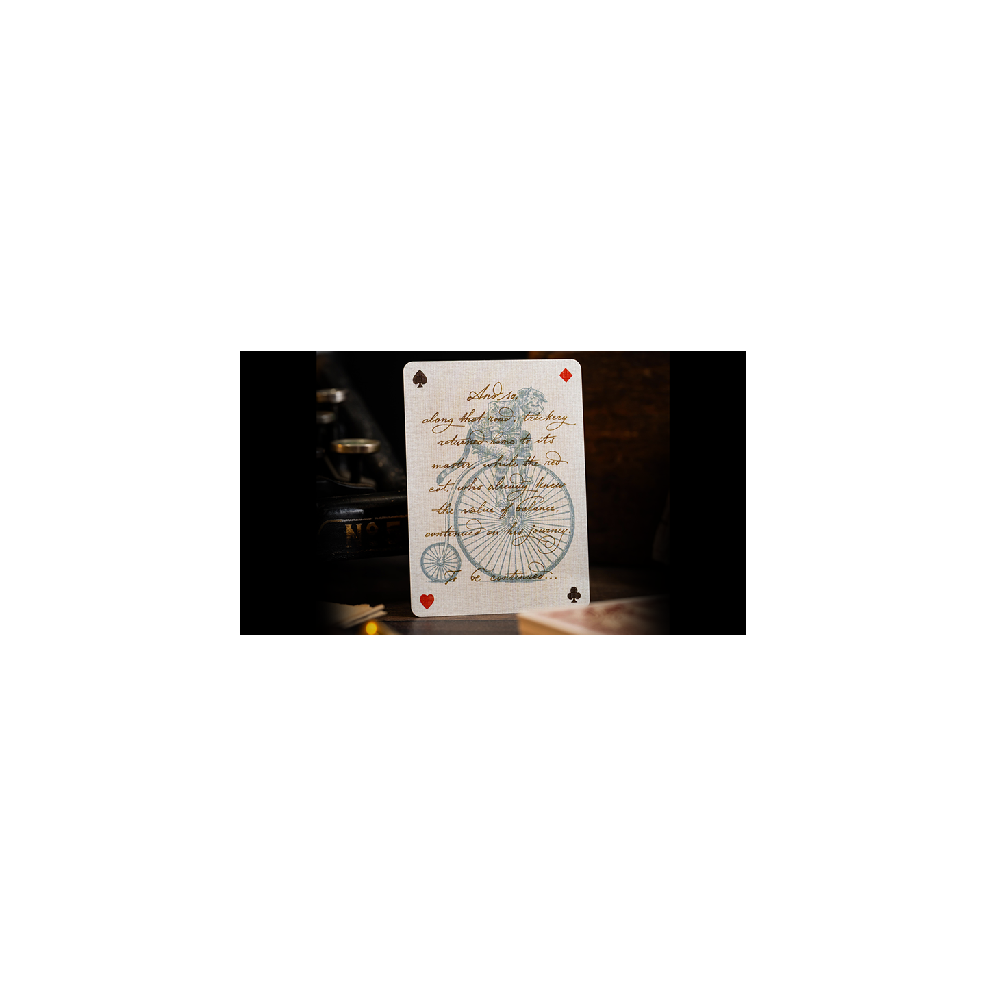 Le Voyage Du Chat Rouge Playing Cards by Stockholm17