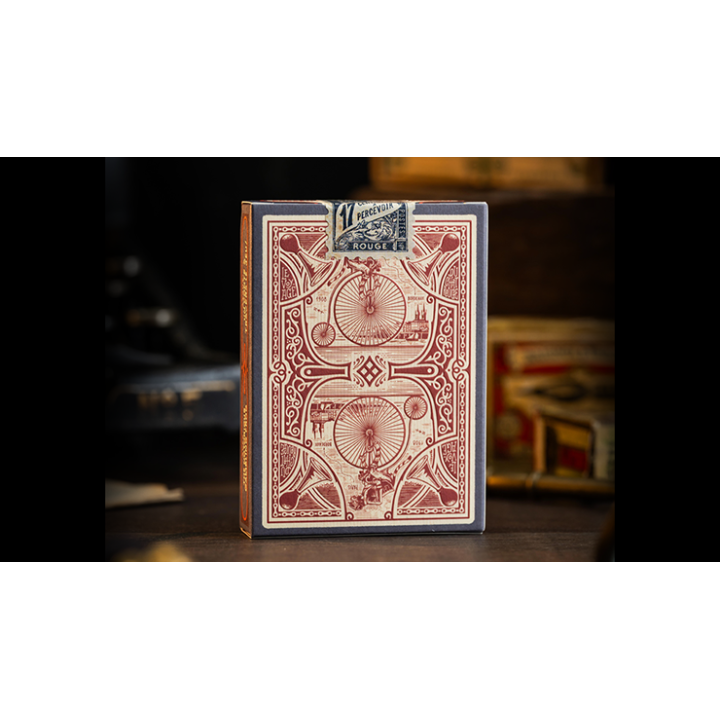 Le Voyage Du Chat Rouge Playing Cards by Stockholm17