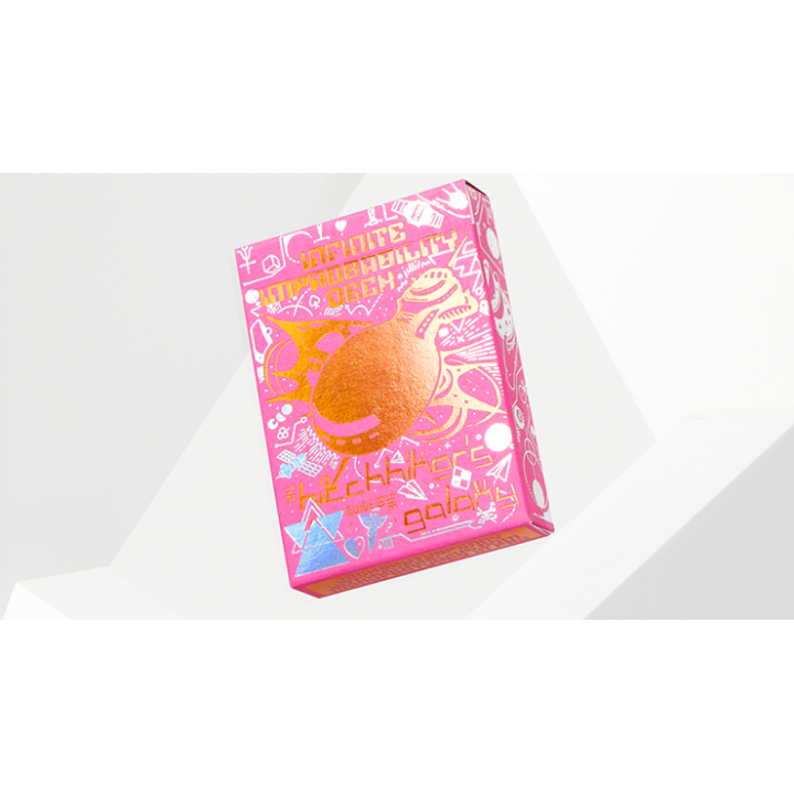 The Hitchhiker's Guide to The Galaxy- The Infinite Improbability Deck (Pink Petuna)