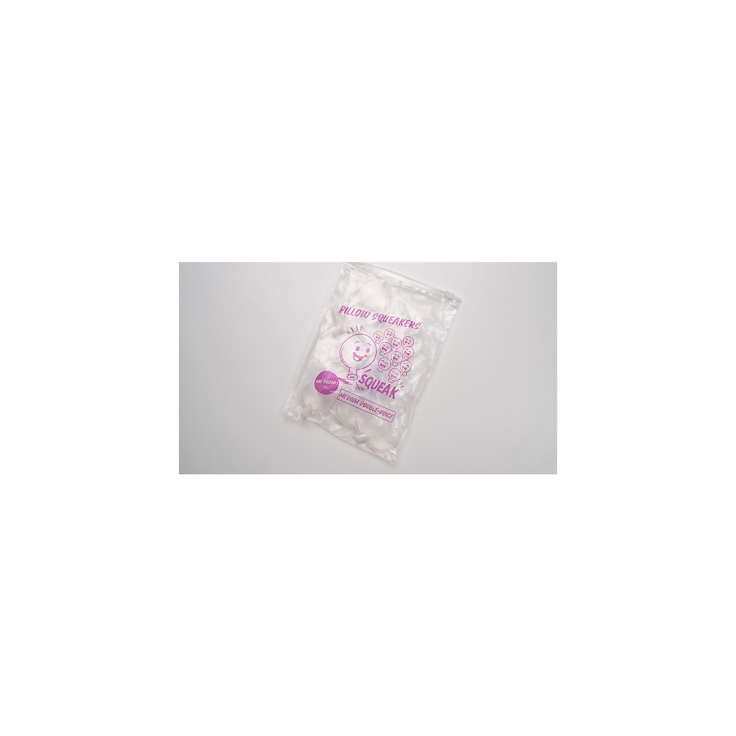 Pillow Squeaker Double Voice (12pk Medium) by Murphys Magic