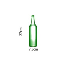 Self Exploding Green Beer Bottle (Large) by Wance