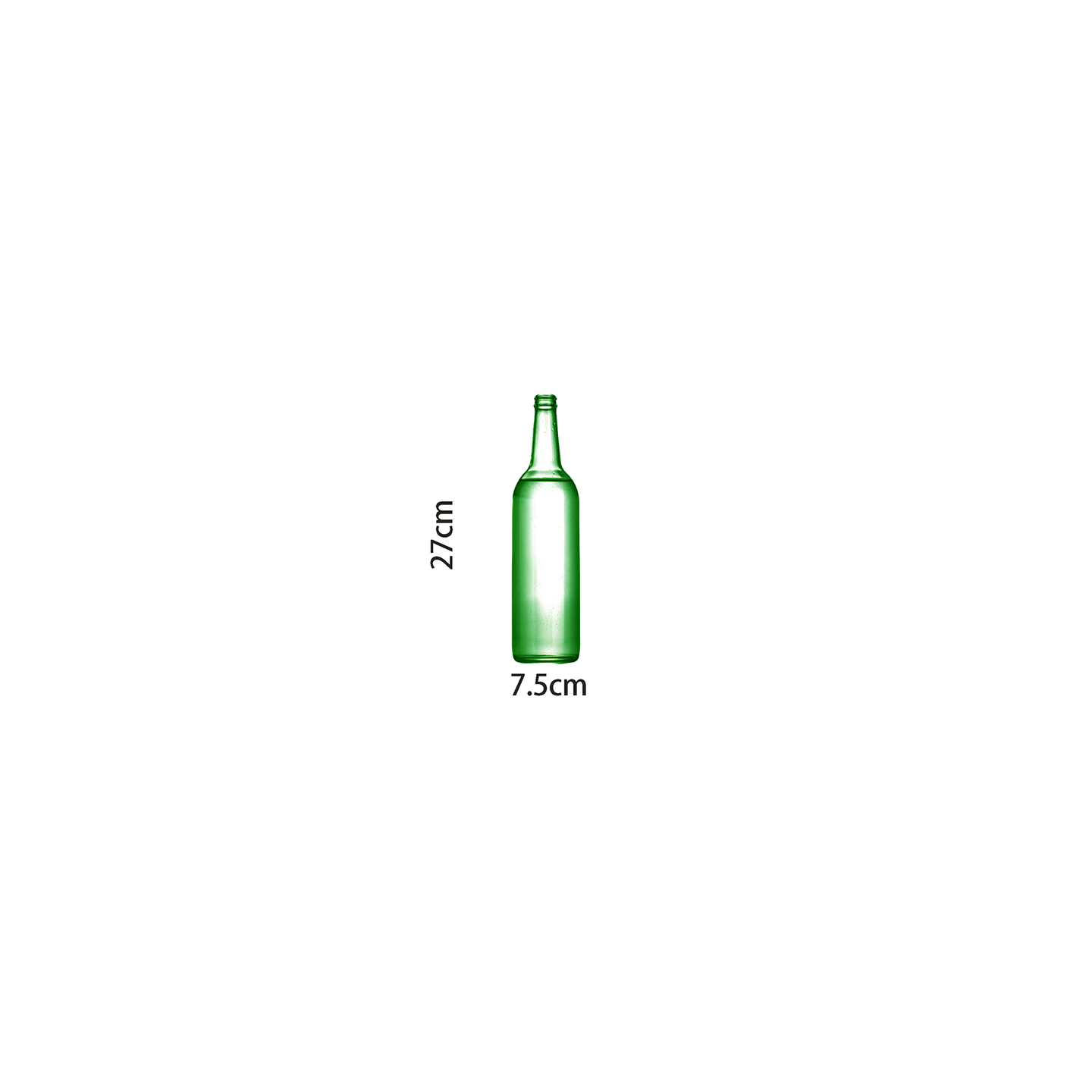 Self Exploding Green Beer Bottle (Large) by Wance