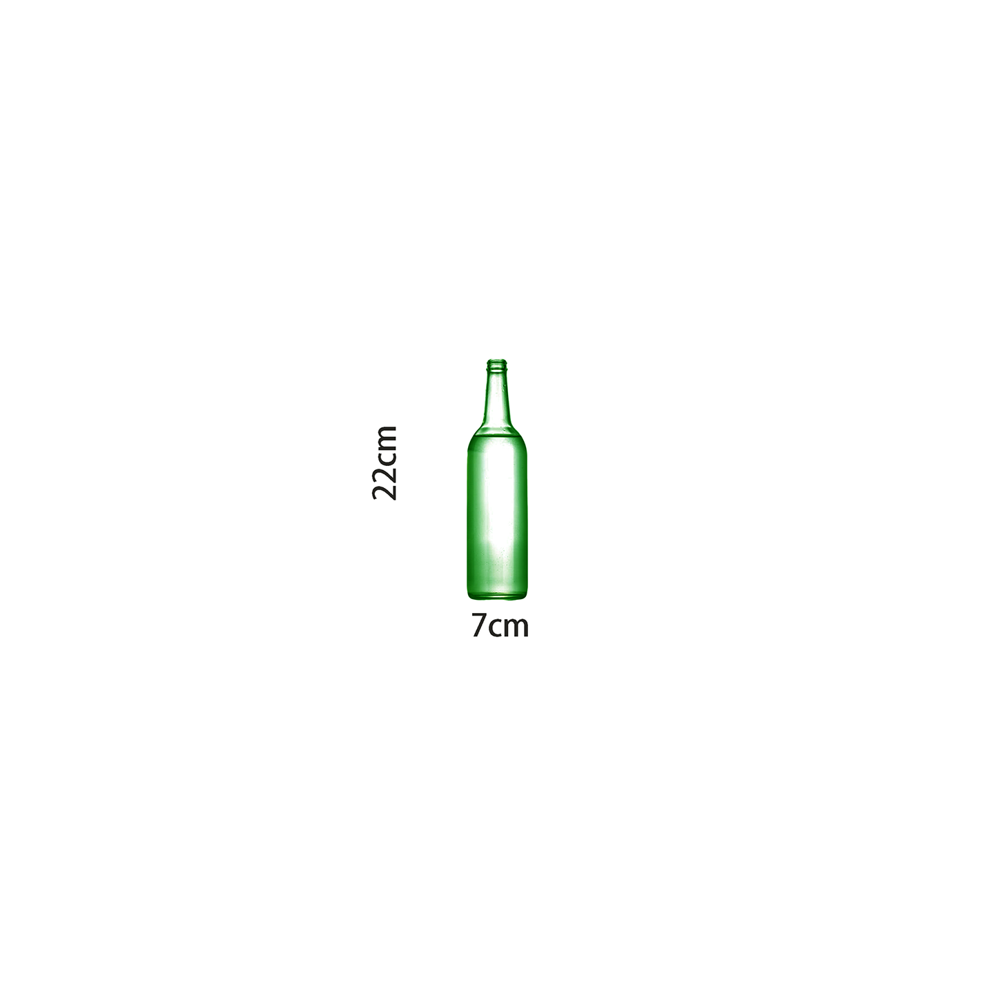 Self Exploding Green Beer Bottle (Small) by Wance