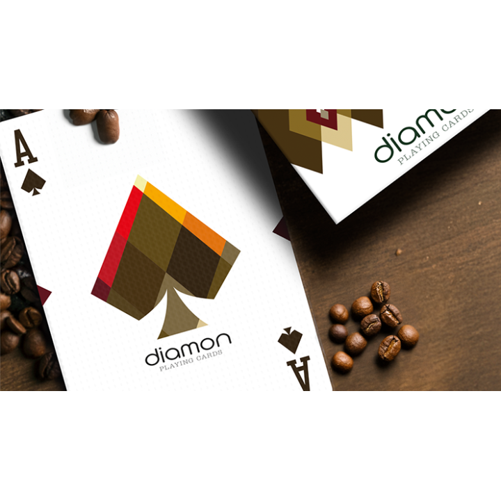 Diamon Playing Cards N° 27 Dark Roast by Dutch Card House Company