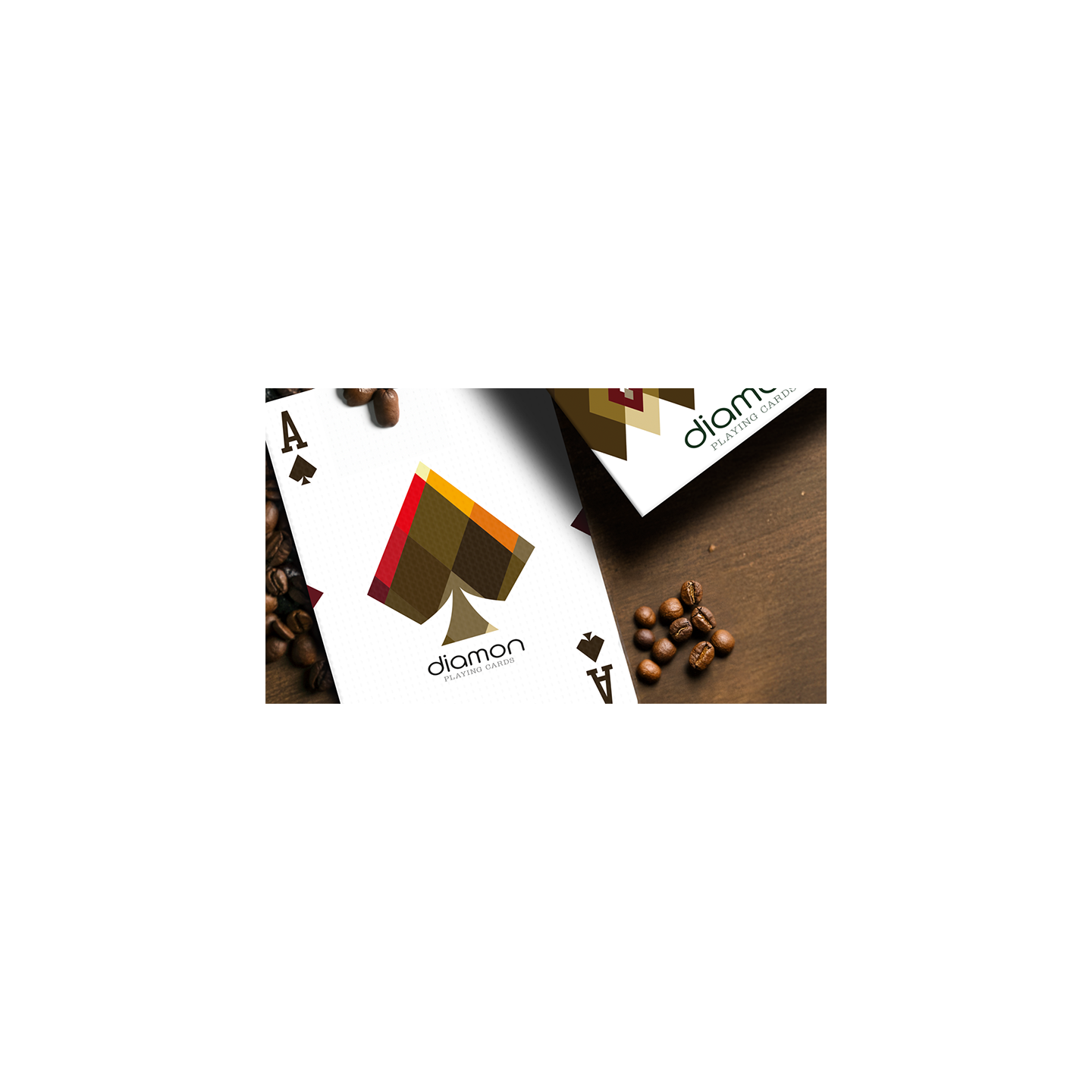 Diamon Playing Cards N° 27 Dark Roast by Dutch Card House Company