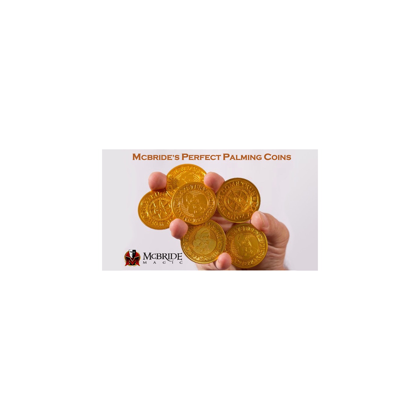 Jeff McBride Manipulation Coins (Set of 5) by Jeff McBride & Alan Wong
