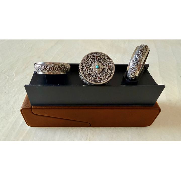 Coin Vault Case and Display Set (Brown)