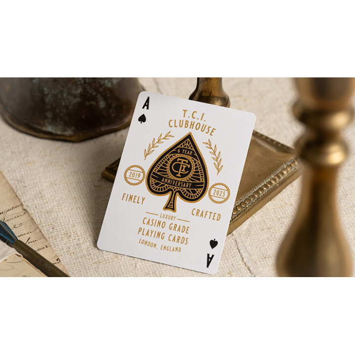 TCI Clubhouse (White) Playing Cards