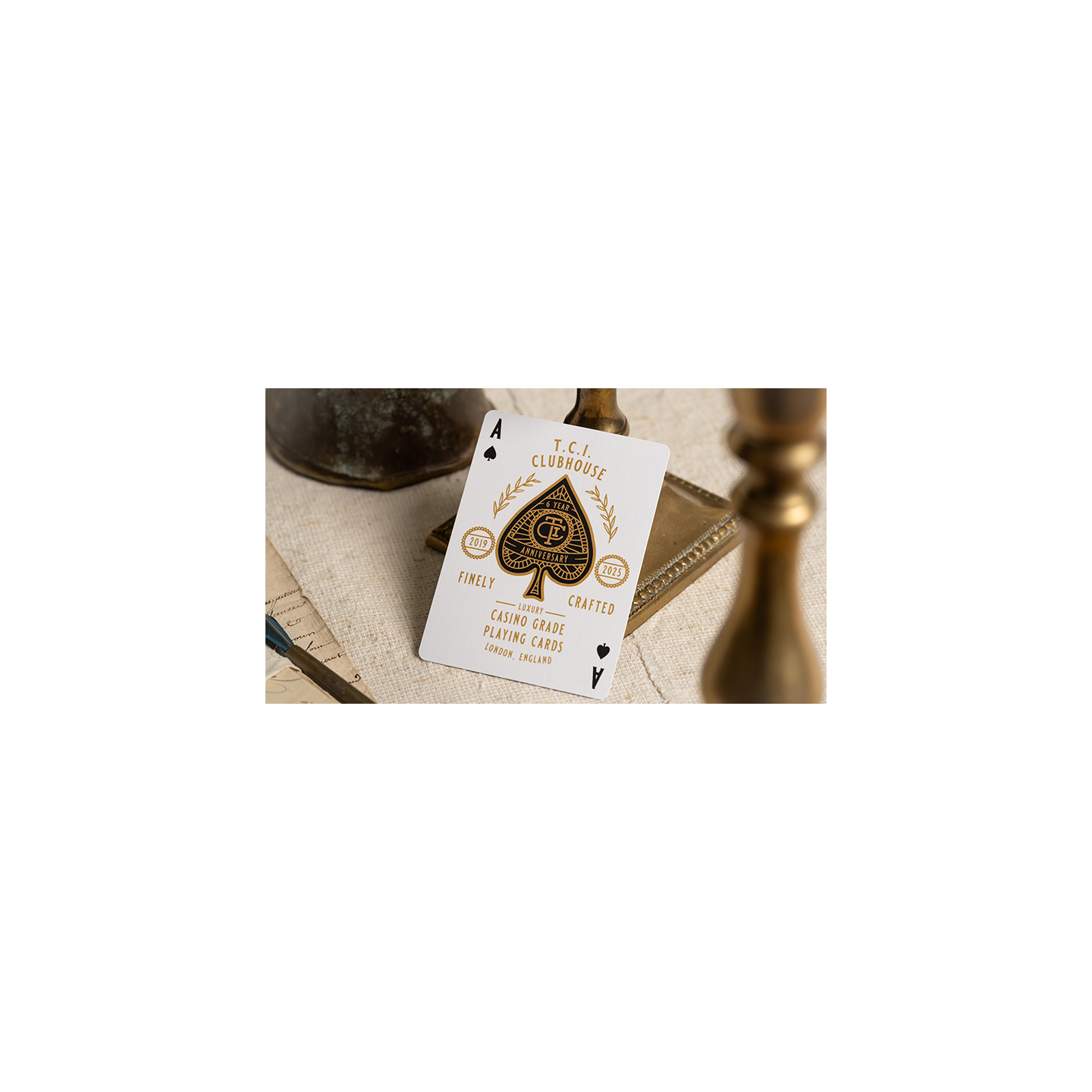TCI Clubhouse (White) Playing Cards