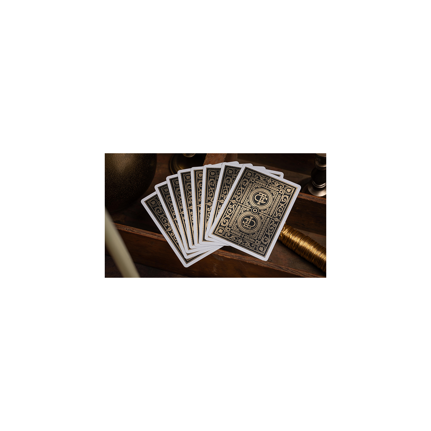 TCI Clubhouse (Black) Playing Cards