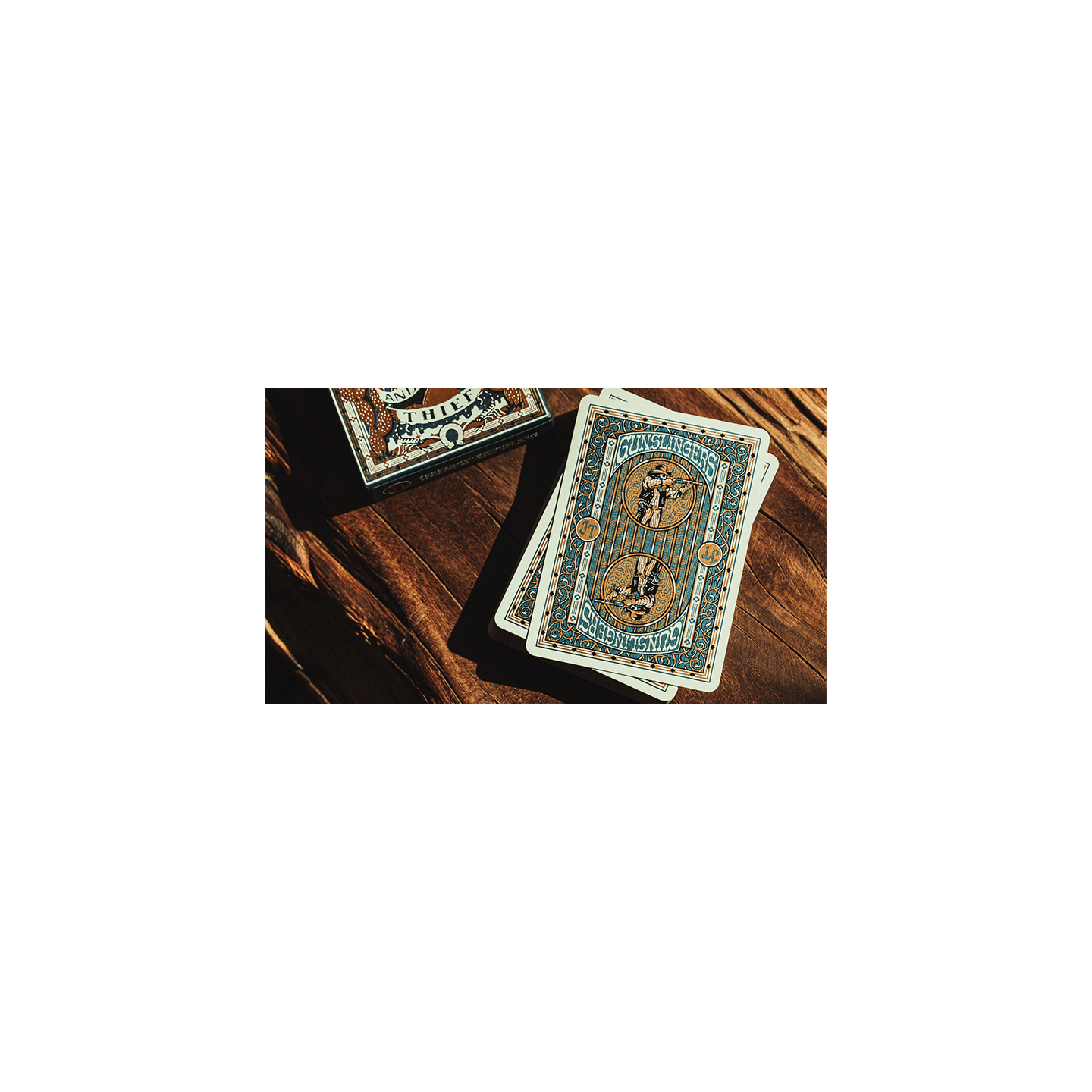 Gunslingers Poker (Blue) Playing Cards