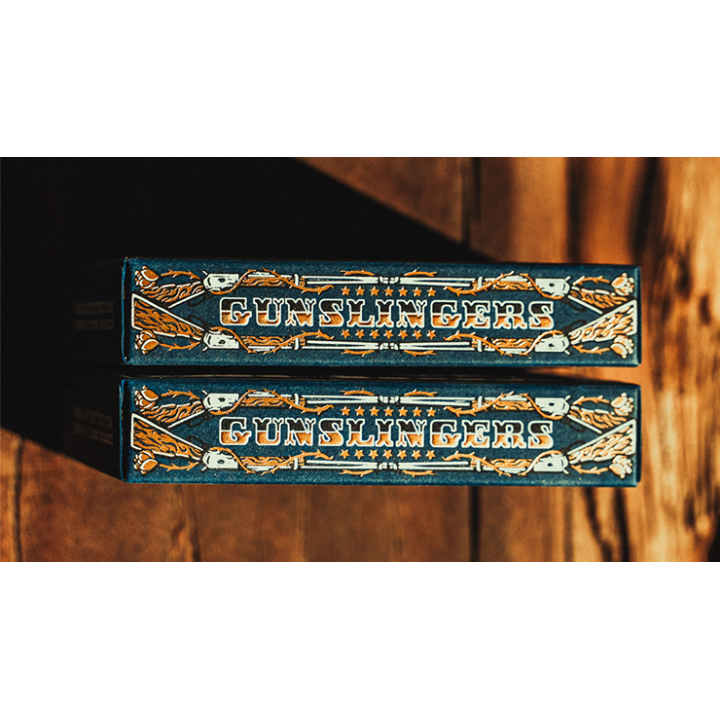 Gunslingers Poker (Blue) Playing Cards