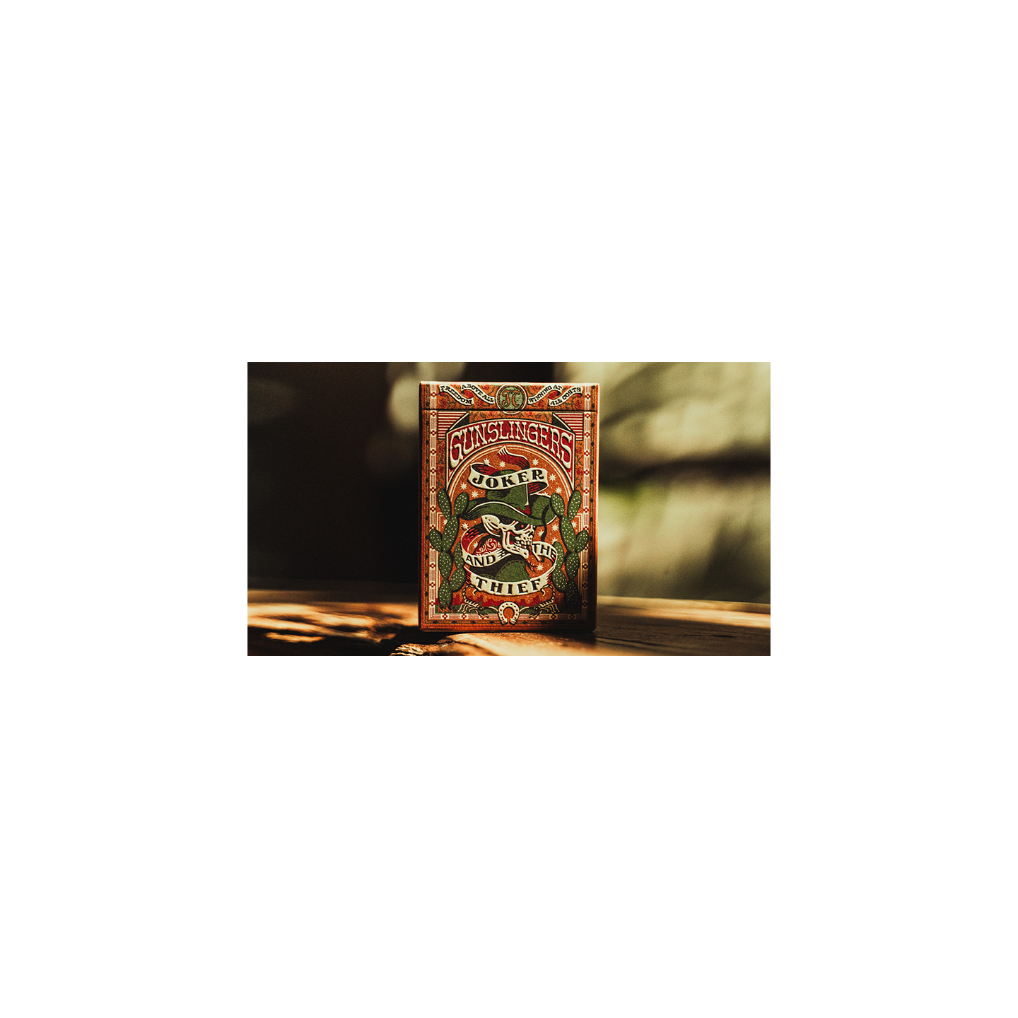 Gunslingers Poker (Red) Playing Cards