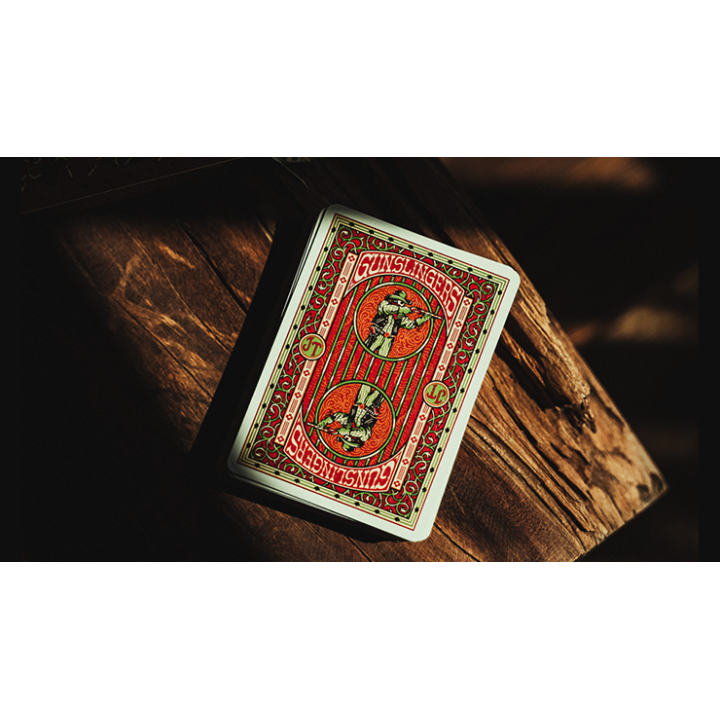 Gunslingers Poker (Red) Playing Cards