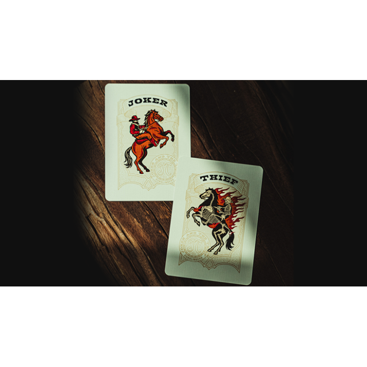Gunslingers Poker (Red) Playing Cards
