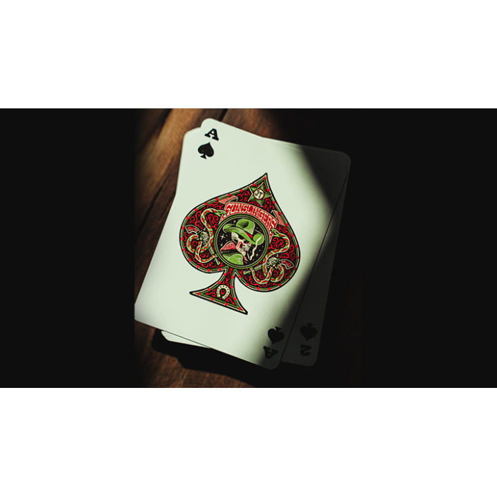 Gunslingers Poker (Red) Playing Cards