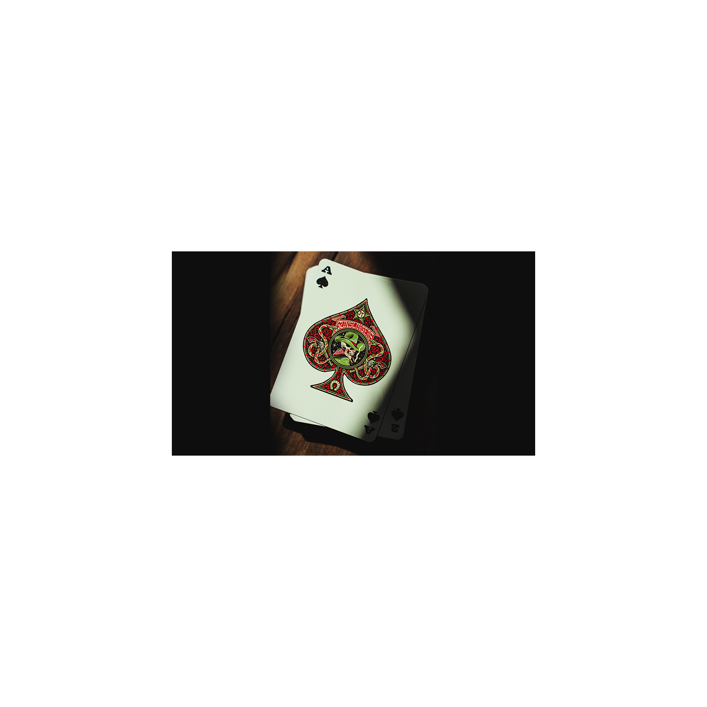 Gunslingers Poker (Red) Playing Cards