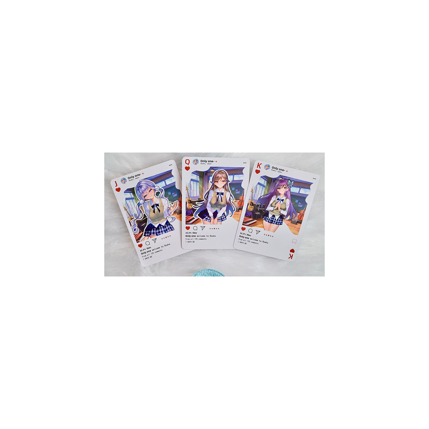 Sweet Cosplay Show - Azure Summer Playing Cards